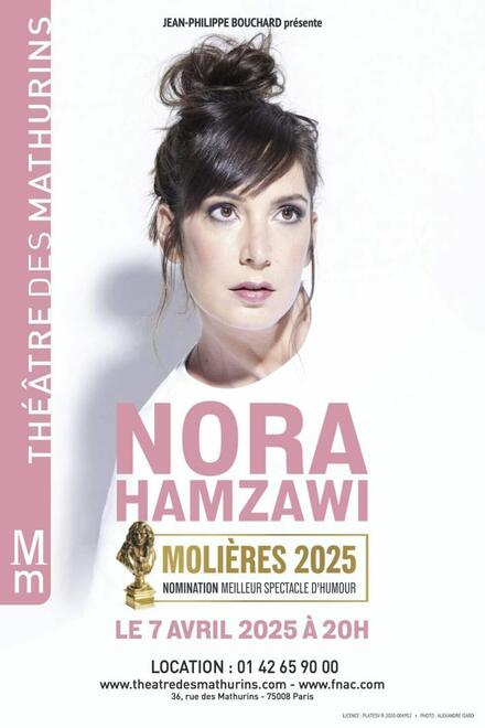 NORA HAMZAWI au Théâtre des Mathurins (Grande salle)
