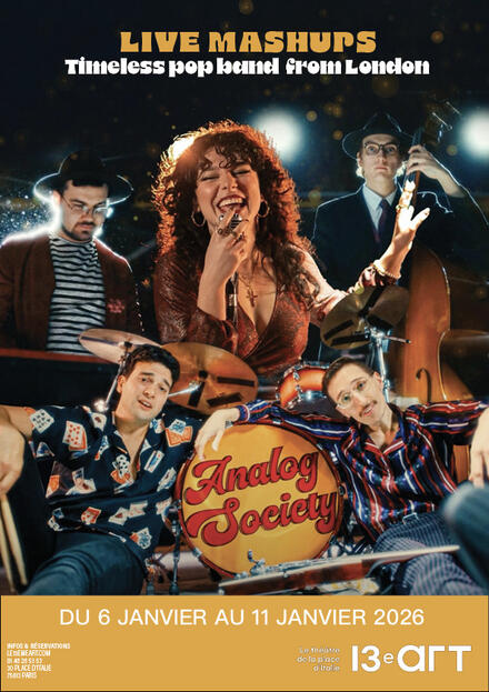 ANALOG SOCIETY au Théâtre le 13ème Art