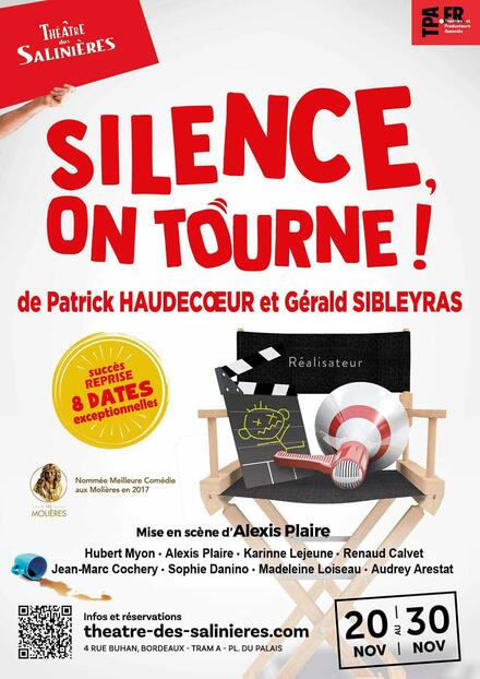 SILENCE, ON TOURNE ! au Théâtre des Salinières