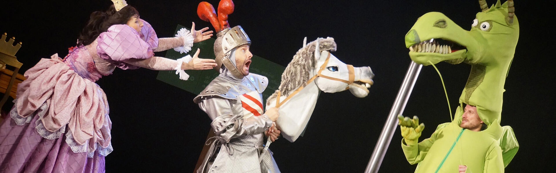 Georges le Dragon, la Princesse et le Chevalier Intrépide