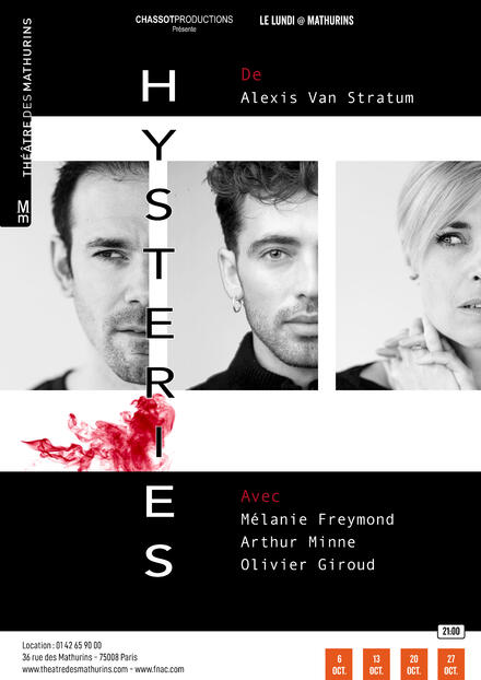 HYSTERIES au Théâtre des Mathurins (Studio)