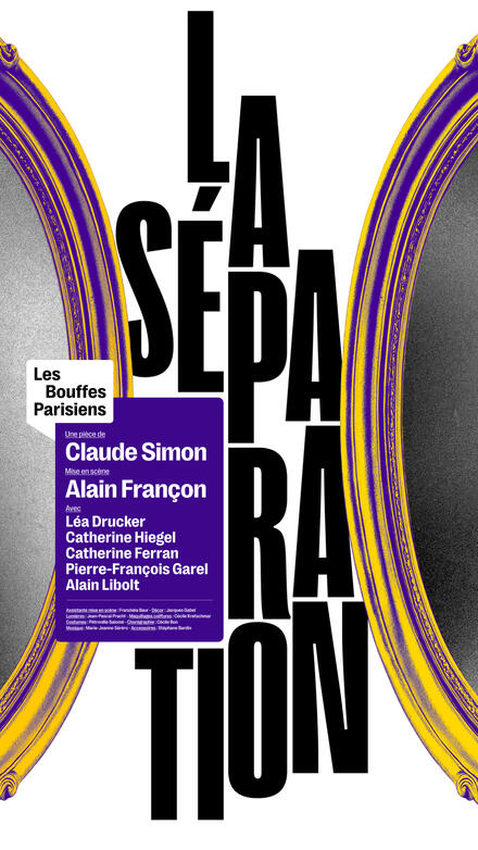 La séparation au Théâtre des Bouffes Parisiens