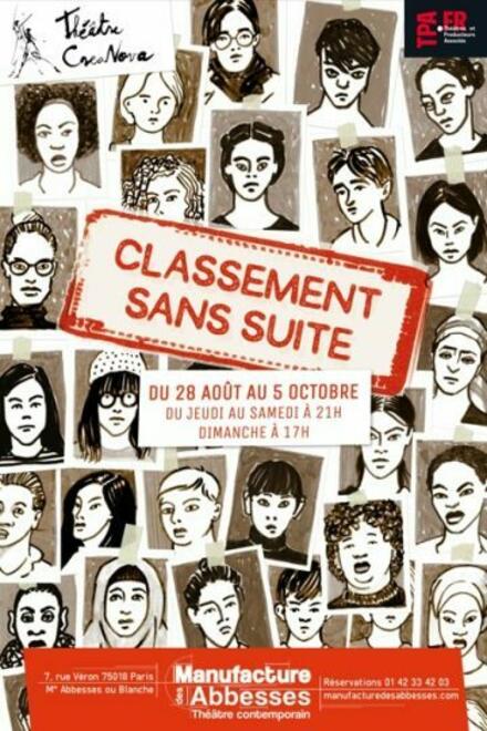 Classement sans suite au Théâtre la Manufacture des Abbesses