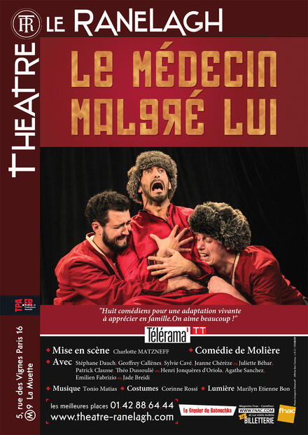 Le Médecin malgré lui au Théâtre le Ranelagh