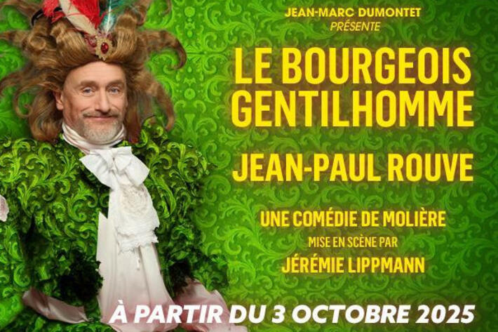 Jean-Paul ROUVE en Monsieur Jourdain : MOLIÈRE et la critique sociale pour une bonne dose de rire au Théâtre Antoine !