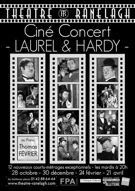 Ciné Concert - Laurel & Hardy au Théâtre le Ranelagh