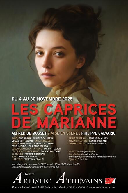 Les Caprices de Marianne au Théâtre Artistic Théâtre