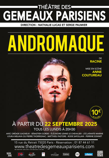 Andromaque au Théâtre des Gémeaux Parisiens