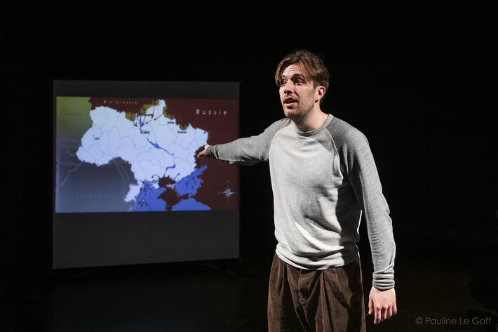 Participez à l'émergence d'une voix ukrainienne sur scène en participant au Crowdfunding pour le seul en scène de Viktor KYRYLOV présenté au Théâtre de Belleville