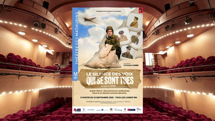 A voir en septembre | Un résistant, un parachutiste, EISENHOWER et DE GAULLE sur la scène du théâtre des Mathurins