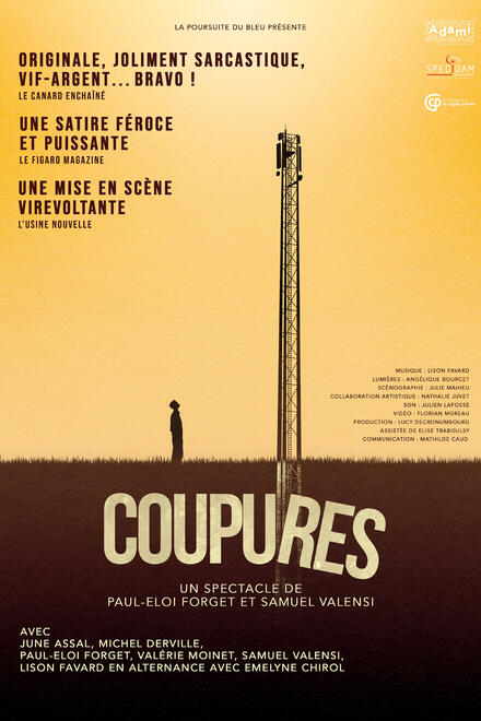 Coupures au Théâtre Les Béliers en Tournée