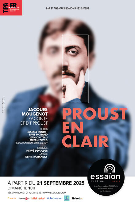 Proust en clair au Théâtre Essaïon