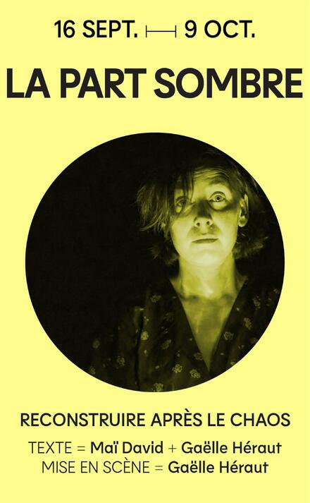 La part sombre au Théâtre de La Reine Blanche