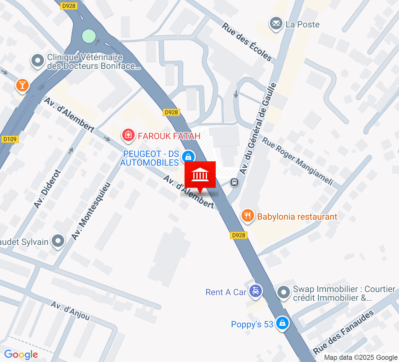 Plan d’accès Le Trèfle
