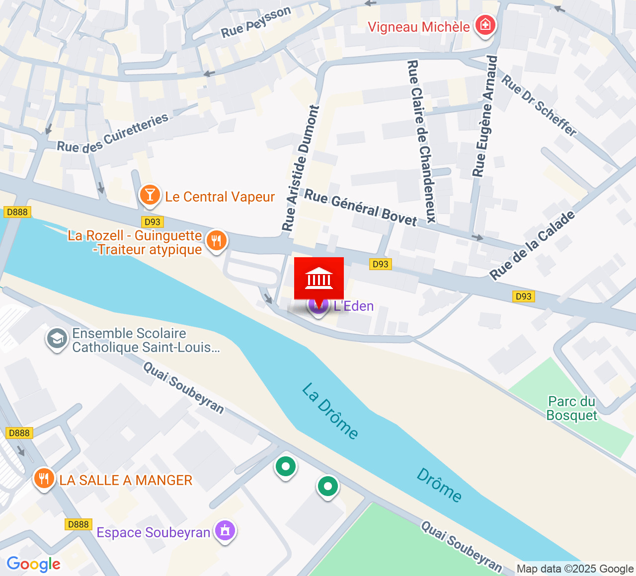 Plan d’accès L'Eden