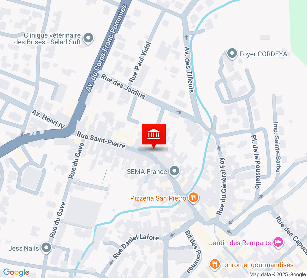 Plan d’accès Théâtre Francis Planté