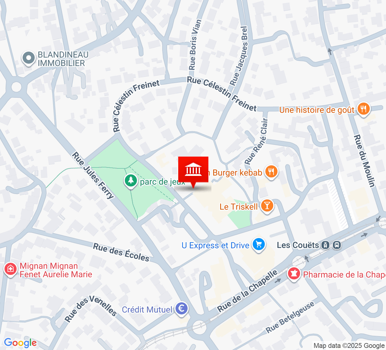 Plan d’accès Centre Marcet