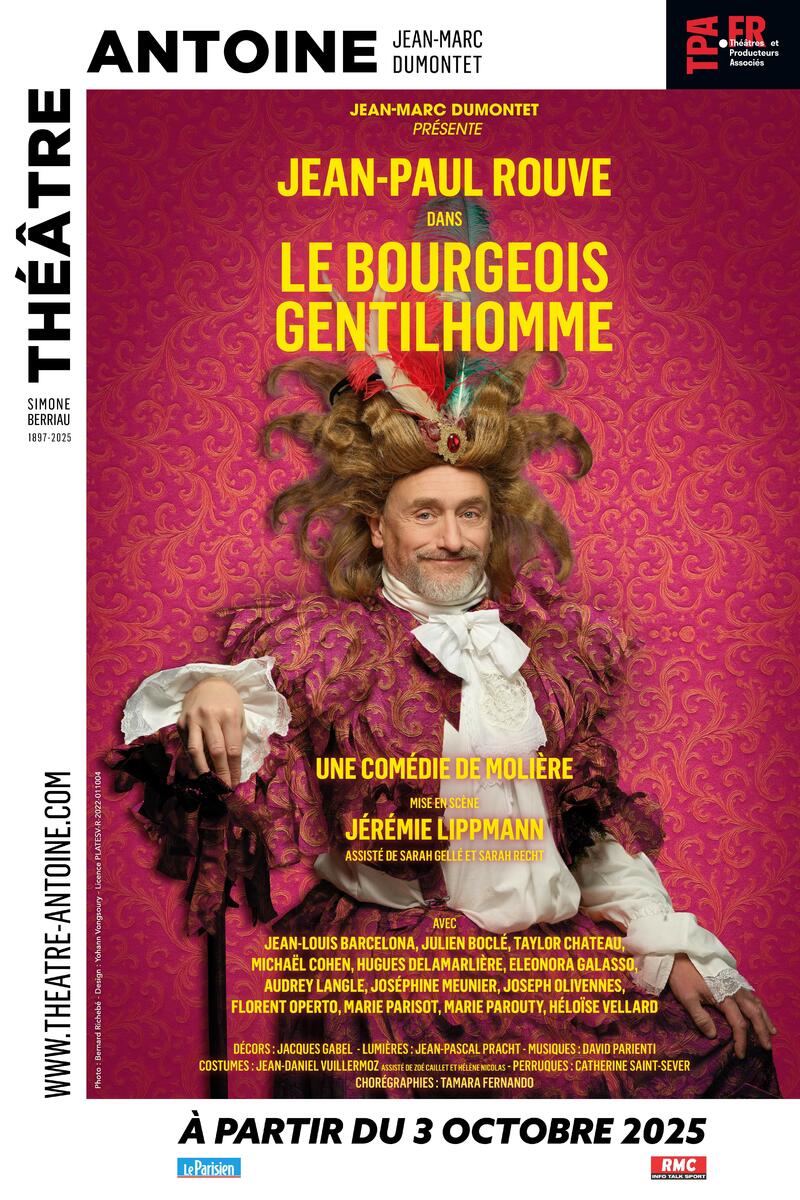 Le bourgeois gentilhomme au Théâtre Antoine - Simone Berriau