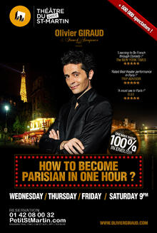 Olivier Giraud - How to become a parisian in one hour?, Théâtre du Petit Saint-Martin