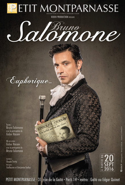 Bruno Salomone au Théâtre du Petit Montparnasse
