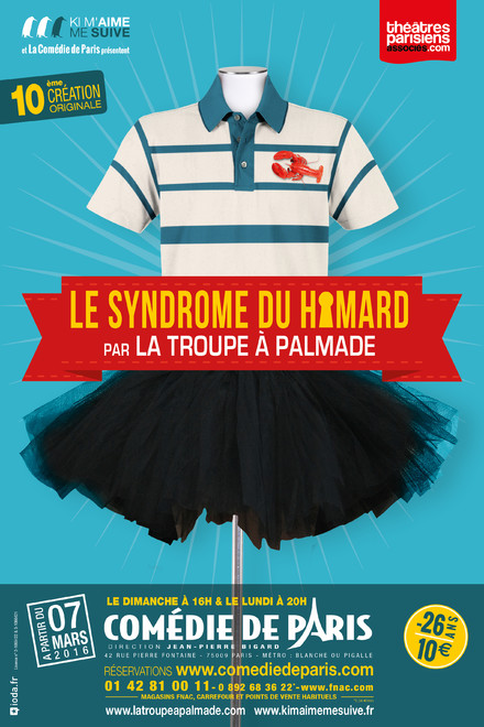 LA TROUPE A PALMADE, "Le Syndrome du Homard" au Théâtre Comédie de Paris