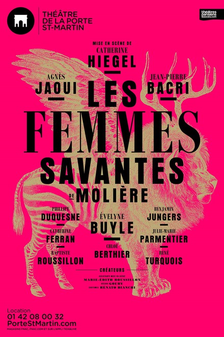 Les femmes savantes au Théâtre de la Porte Saint-Martin