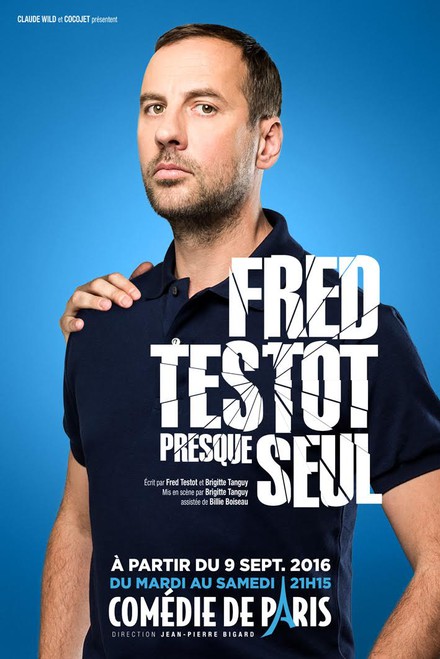 Fred Testot, presque seul au Théâtre Comédie de Paris