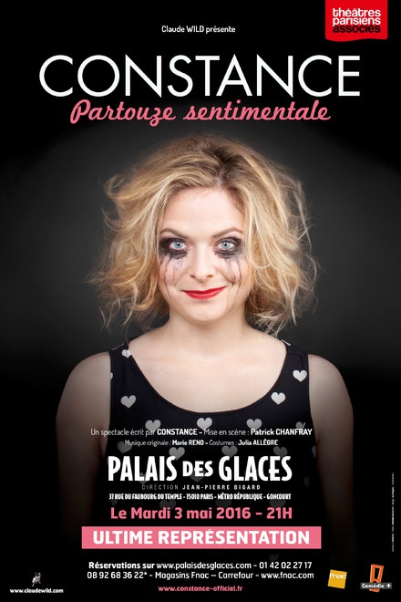 CONSTANCE, "Partouze Sentimentale" au Théâtre Palais des Glaces