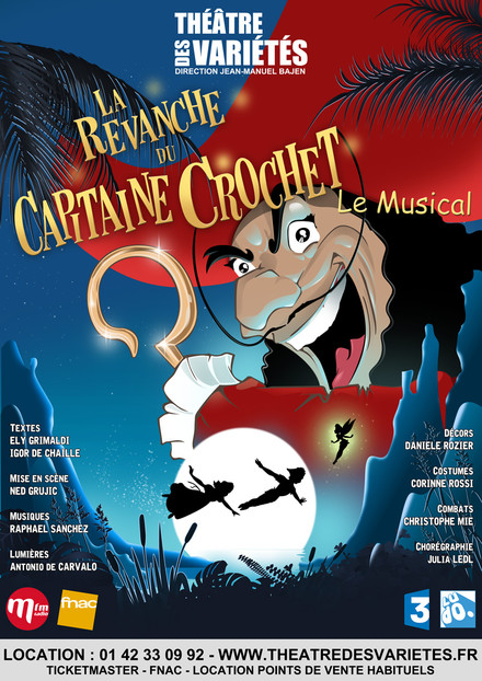 La revanche du Capitaine Crochet ! Le musical au Théâtre des Variétés