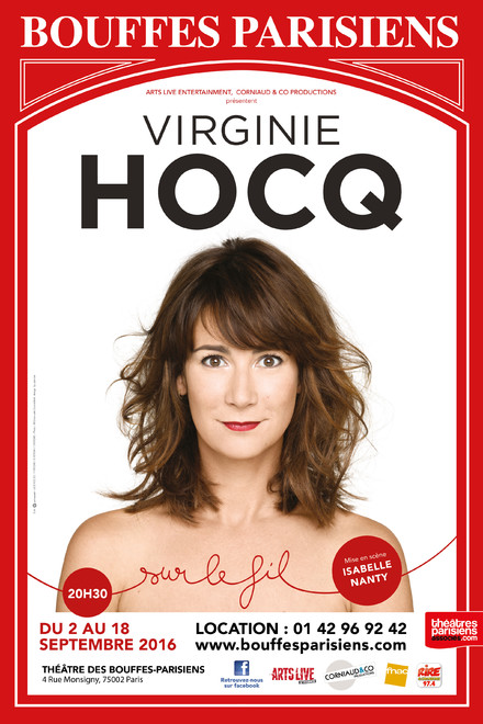 Virginie Hocq - Sur le fil au Théâtre des Bouffes Parisiens