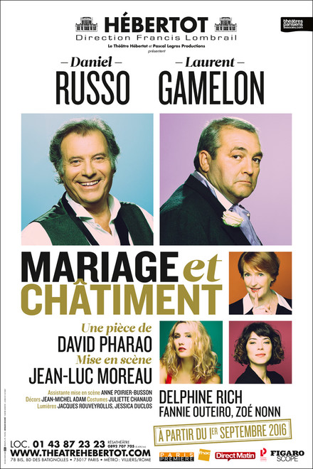 Mariage et châtiment au Théâtre Hébertot