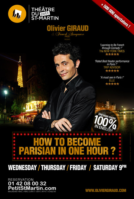 Olivier Giraud - How to become a parisian in one hour? au Théâtre du Petit Saint-Martin