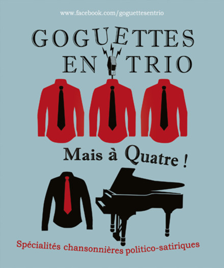Titre : Goguettes en trio (mais à quatre) au Théâtre Essaïon