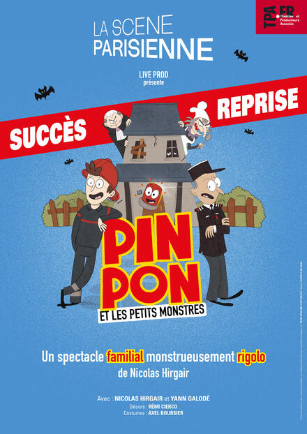 Pin Pon et les petits monstres au Théâtre La Scène Parisienne