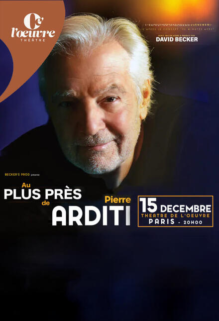 Au plus près de Pierre Arditi au Théâtre de l'Œuvre
