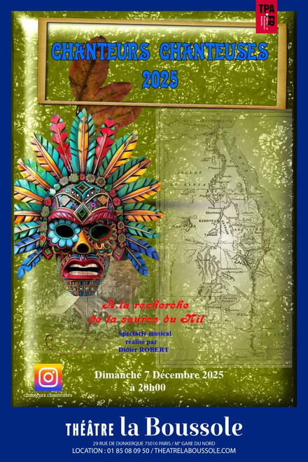 A la recherche de la source du Nil au Théâtre La Boussole