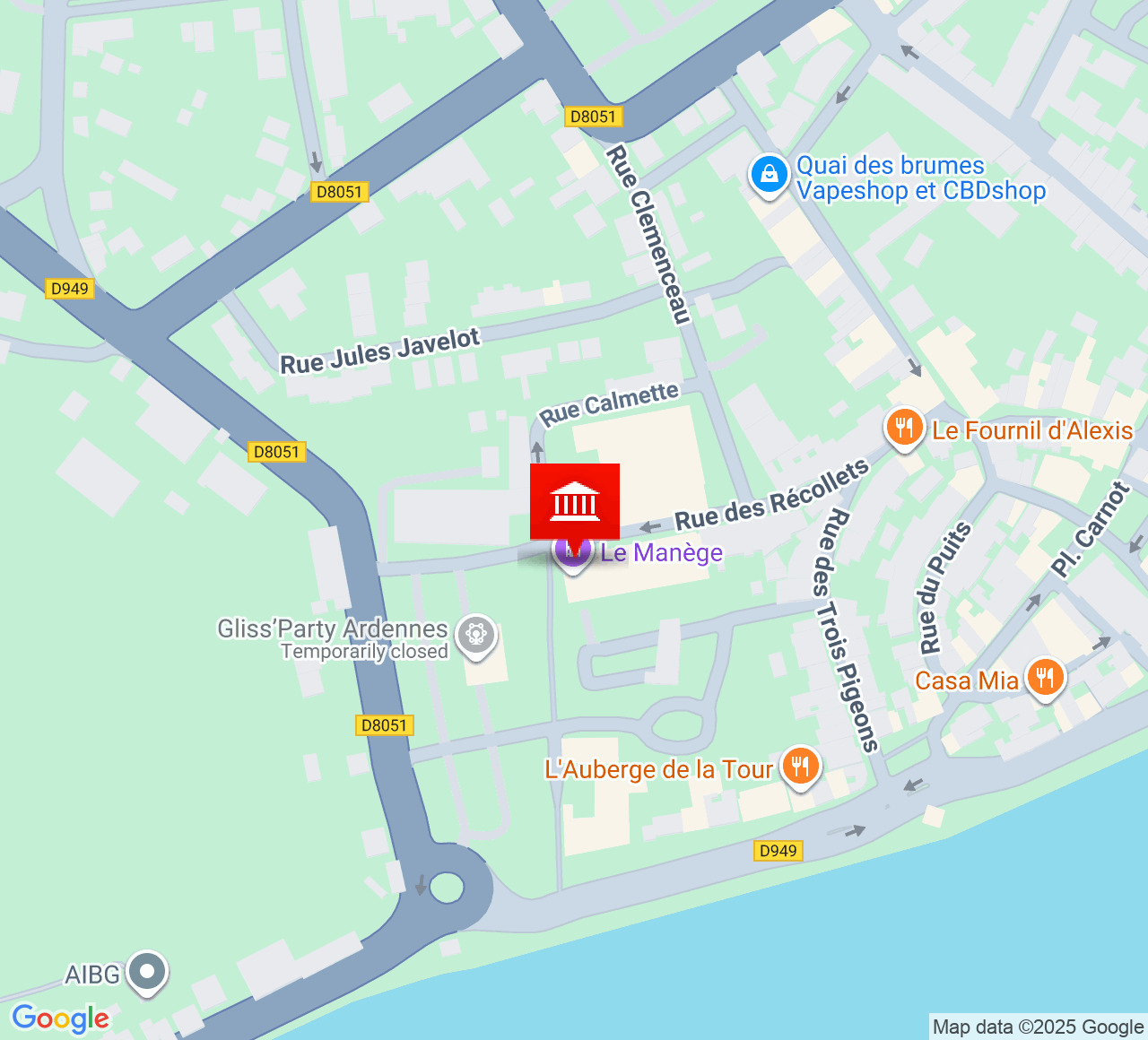 Plan d’accès Le Manège