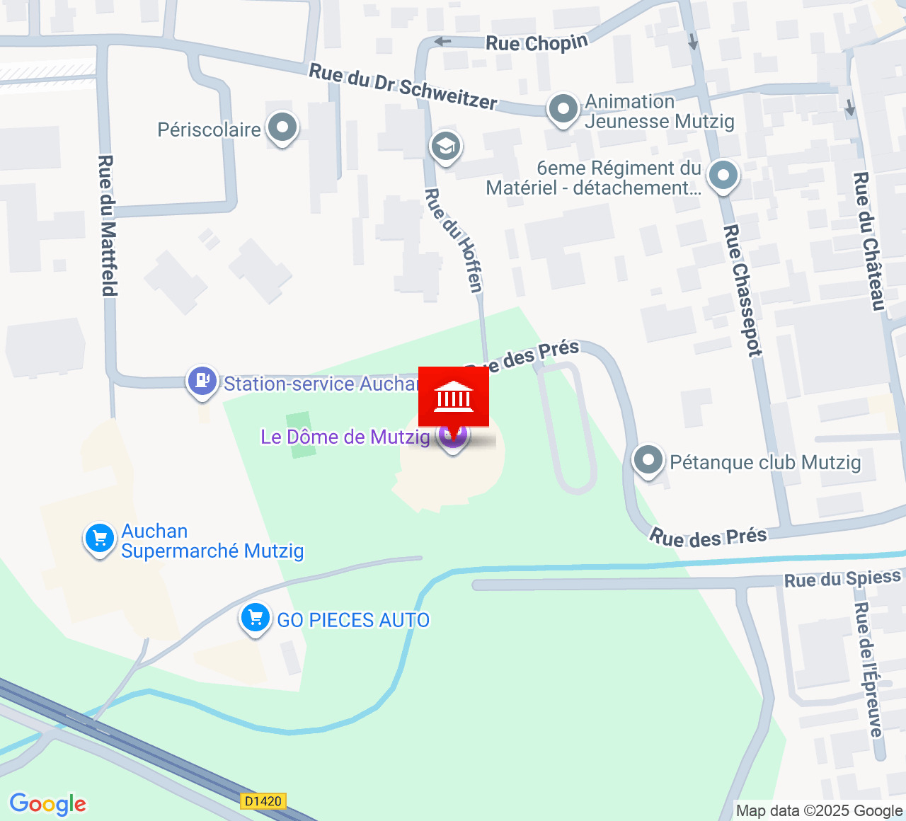 Plan d’accès Le Dôme