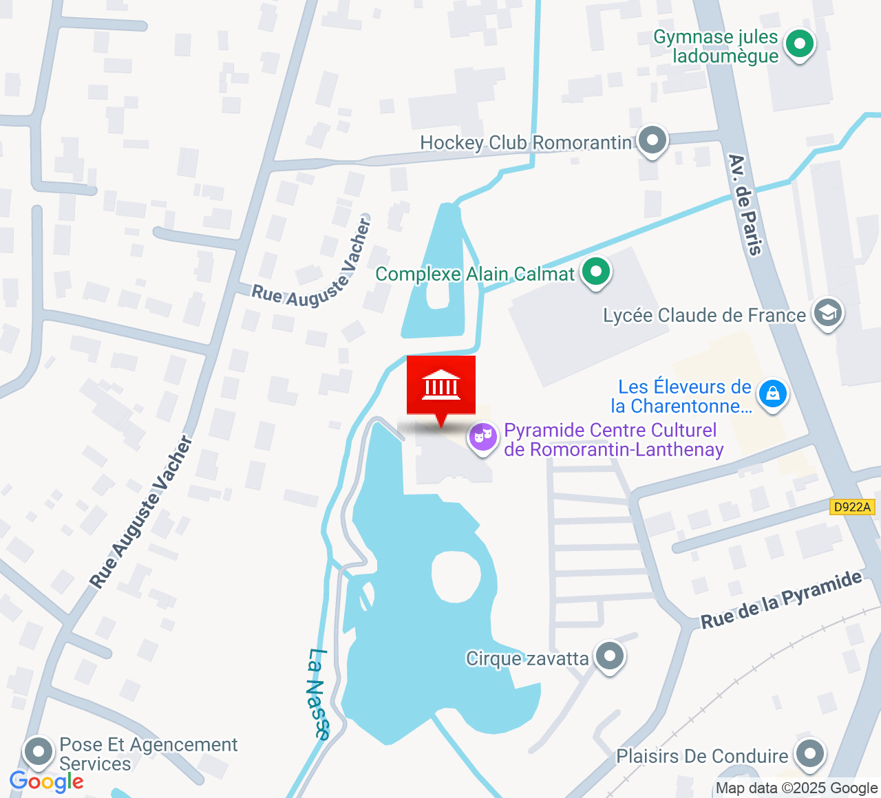 Plan d’accès Centre culturel PYRAMIDE - Espace François 1er