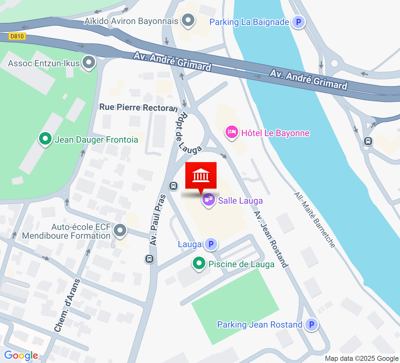 Plan d’accès Salle Laugas
