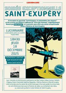 Soirée exceptionnelle Saint-Exupéry