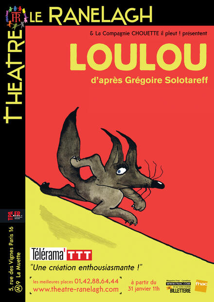Loulou au Théâtre le Ranelagh