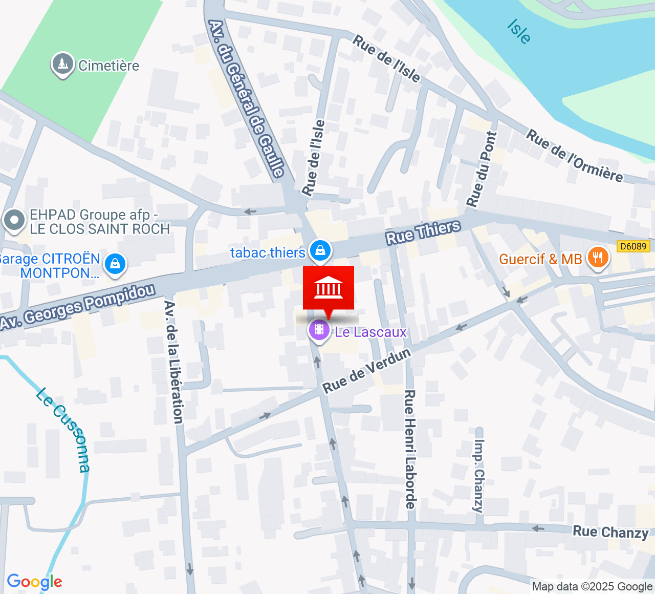 Plan d’accès Le Lascaux