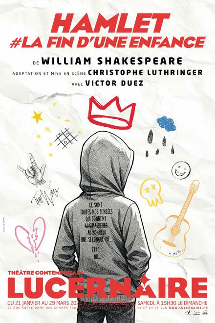 HAMLET, LA FIN D'UNE ENFANCE au Théâtre Lucernaire