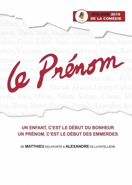 Le prénom au Théâtre Comédie d'Aix