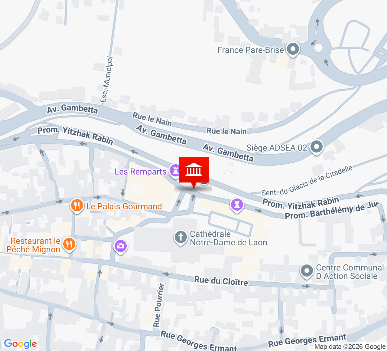 Plan d’accès Théâtre Guy Sabatier - Maison des Arts et Loisirs