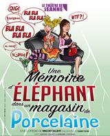 UNE MÉMOIRE D’ÉLÉPHANT (dans un magasin de porcelaine)