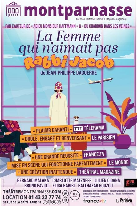 LA FEMME QUI N'AIMAIT PAS RABBI JACOB au Théâtre du Petit Montparnasse