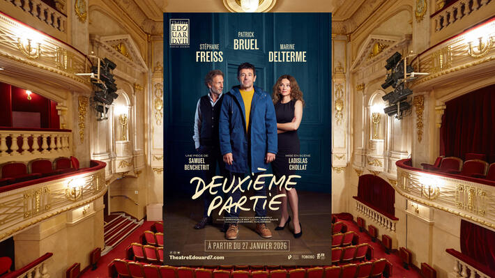 A VOIR EN FÉVRIER |  Le temps des retrouvailles avec Patrick BRUEL au Théâtre Édouard VII