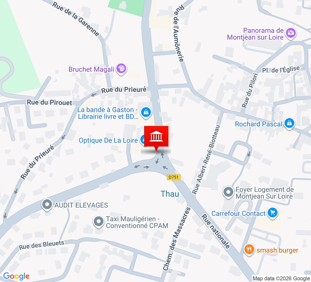 Plan d’accès Centre Culturel